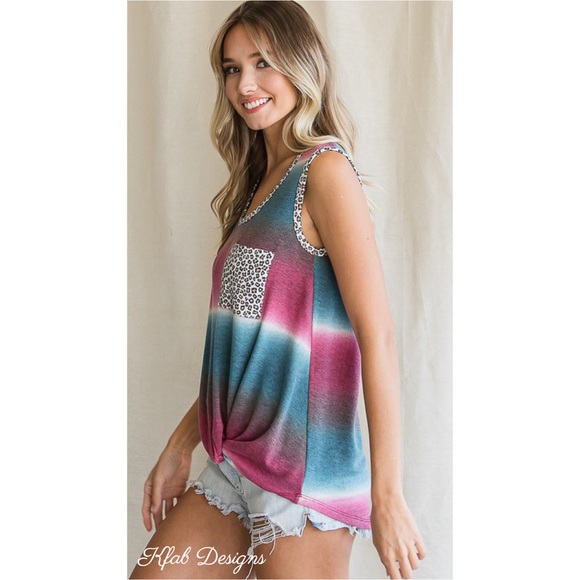 ❤️LAST 1 Animal Print Contrast Super Soft Knit Top - Picture 7 of 9